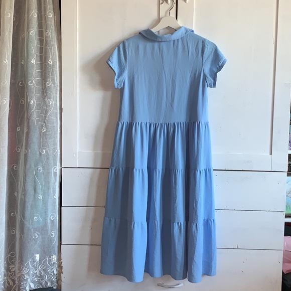 BLUE ALICE IN WONDERLAND DRESS - Picture 2 of 9